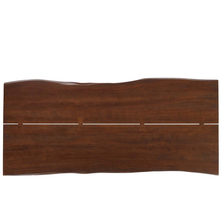 Ardor 96" Live Edge Acacia Wood Acacia Wood Dining Table in Gold Walnut