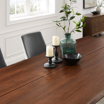 Ardor 96" Live Edge Acacia Wood Acacia Wood Dining Table by Furniture For America