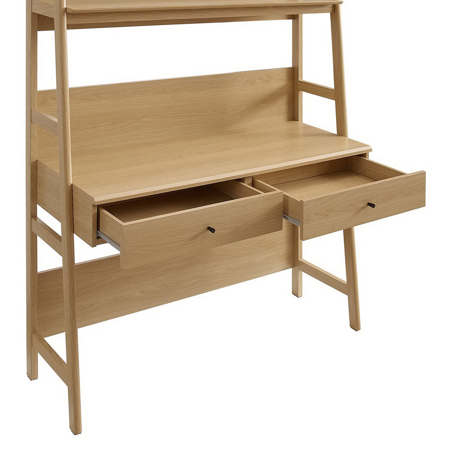 Finch Office Desk in Oak