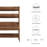 Finch Office Desk in Walnut