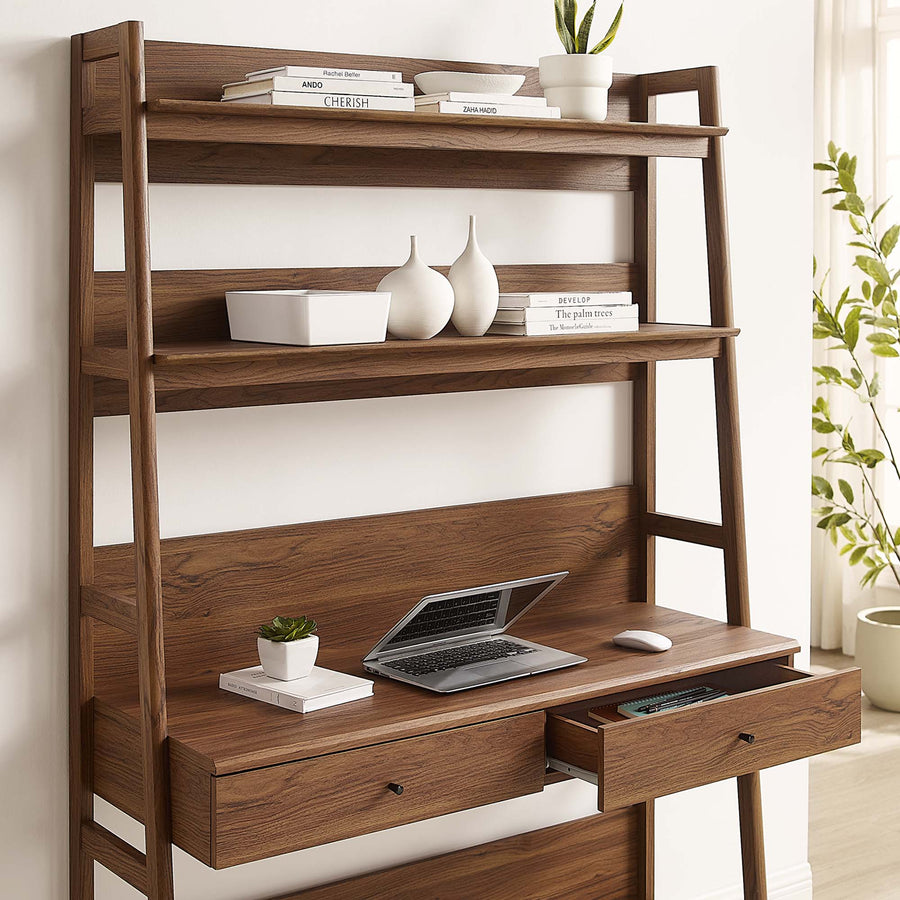 Finch Office Desk in Walnut