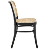 Malvasia Wood Dining Side Chair Set of 2 in Black