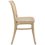 Malvasia Wood Dining Side Chair Set of 2 in Gray