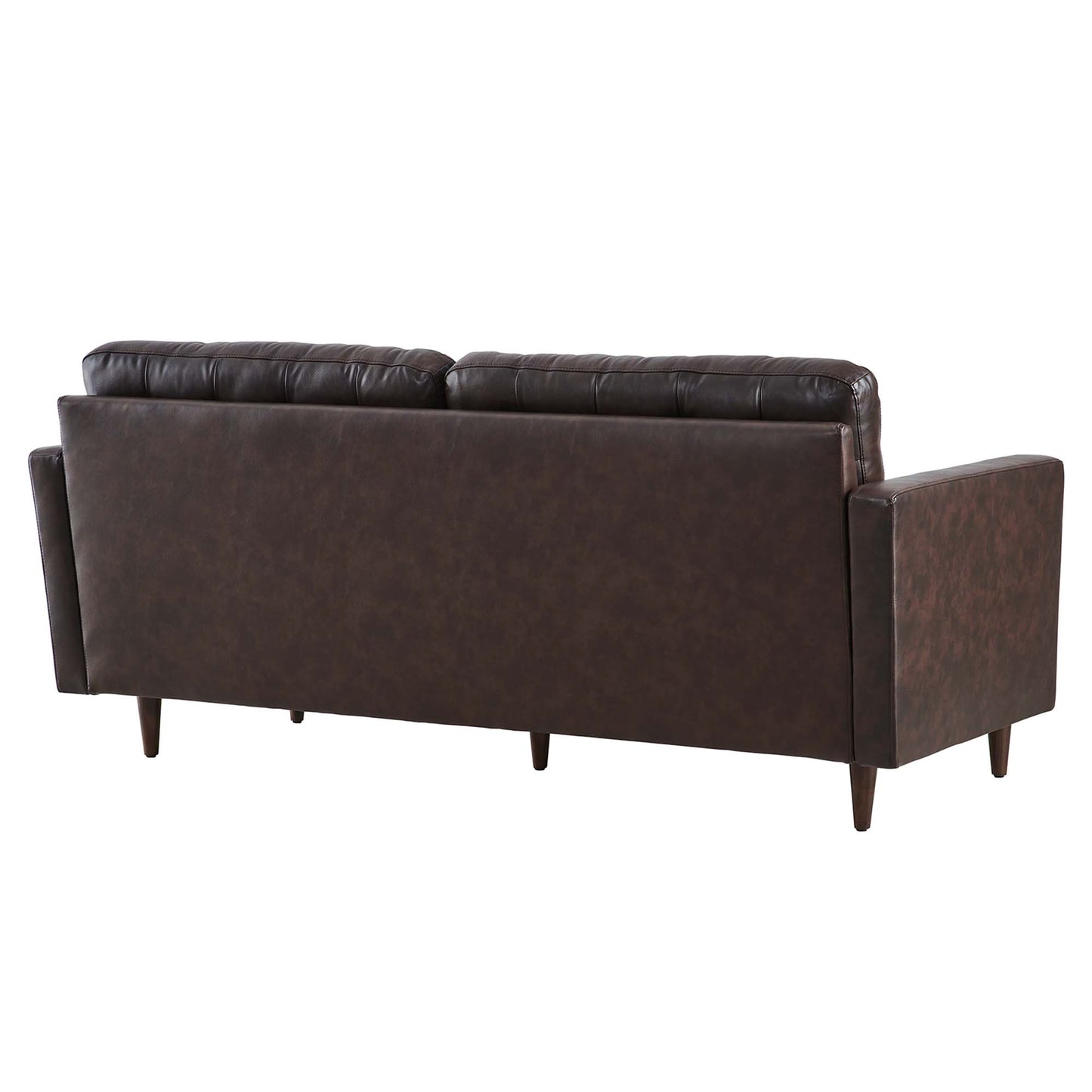 Exalt Tufted Leather Sofa by Furniture for America