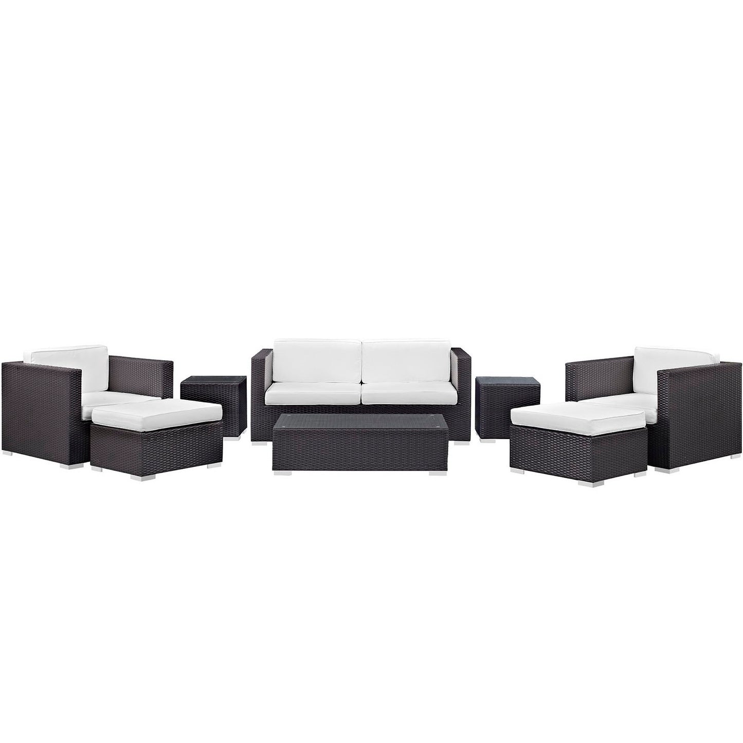 Venice 8 Piece Outdoor Patio Sofa Set by Furniture For America