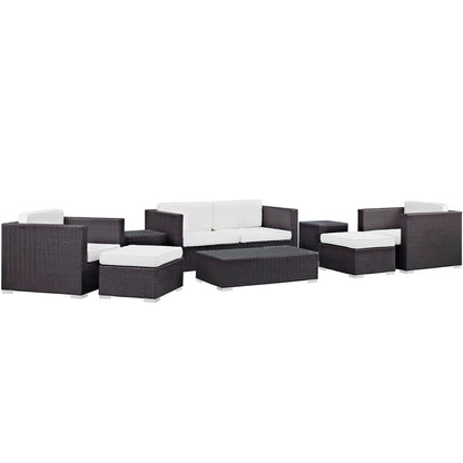 Venice 8 Piece Outdoor Patio Sofa Set by Furniture For America