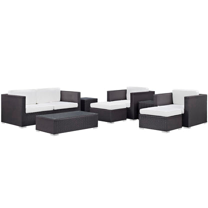 Venice 8 Piece Outdoor Patio Sofa Set by Furniture For America