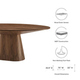 Barrel 47" Round Dining Table in Walnut