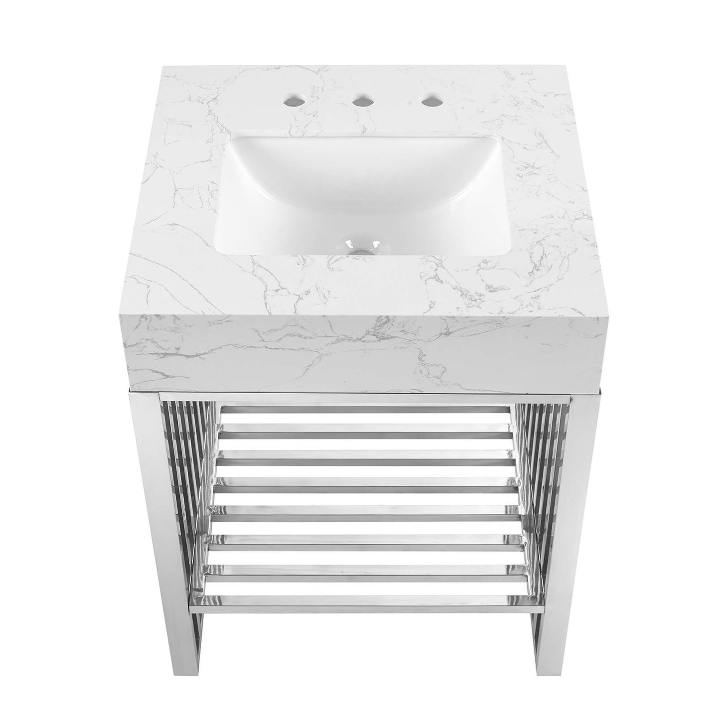 Gridiron 24" Bathroom Vanity by Furniture For America