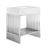 Fenn 30" Bathroom Vanity in White Silver
