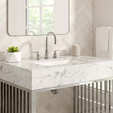 Fenn 36" Bathroom Vanity in White Silver