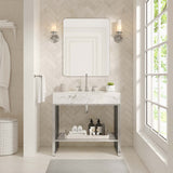 Fenn 36" Bathroom Vanity in White Silver
