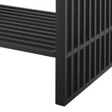 Fenn 36" Bathroom Vanity in White Black
