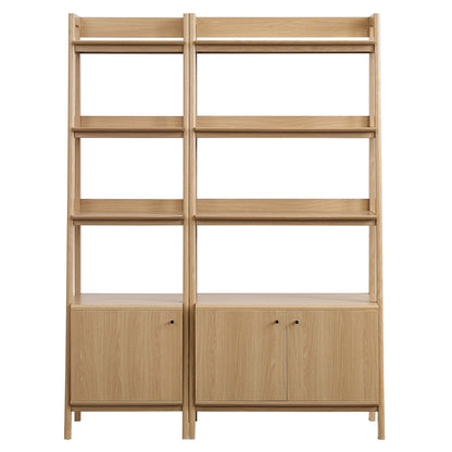 Bixby Wood Bookshelves Set of 2 by Furniture For America