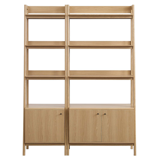 Bixby Wood Bookshelves Set of 2 by Furniture For America