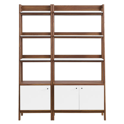 Bixby Wood Bookshelves Set of 2 by Furniture For America