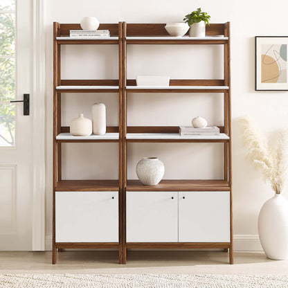 Bixby Wood Bookshelves Set of 2 by Furniture For America