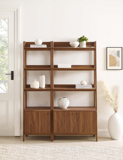 Bixby Wood Bookshelves Set of 2 by Furniture For America