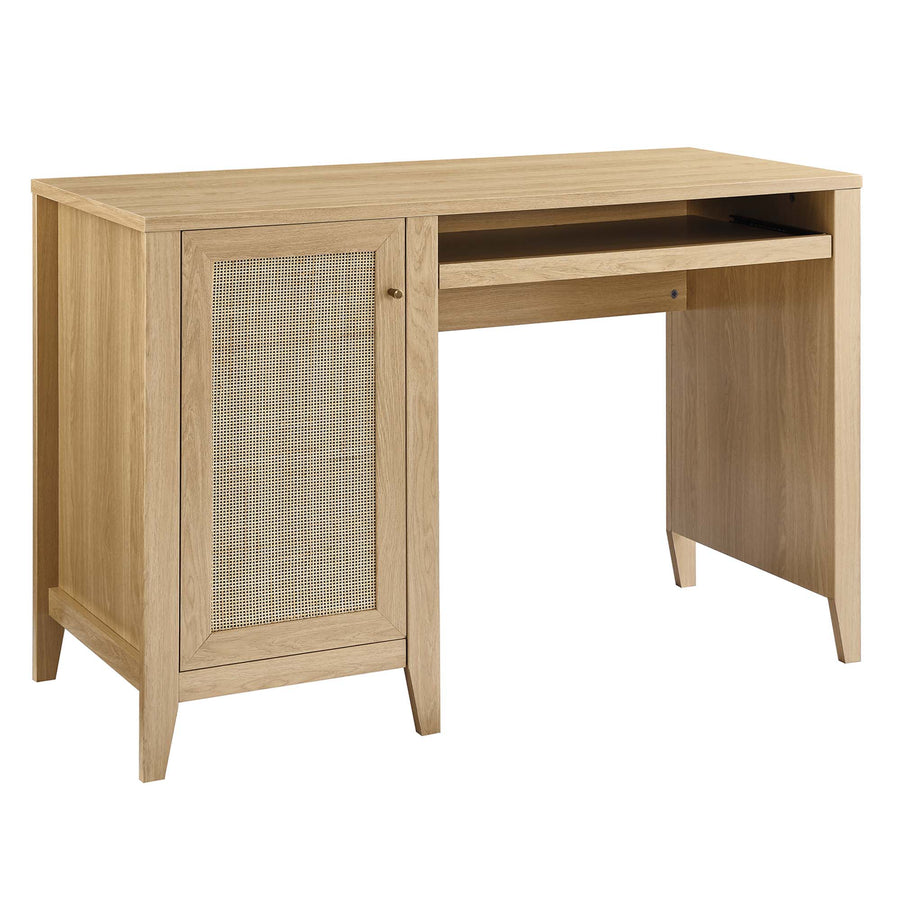 Wren 47" Office Desk in Oak
