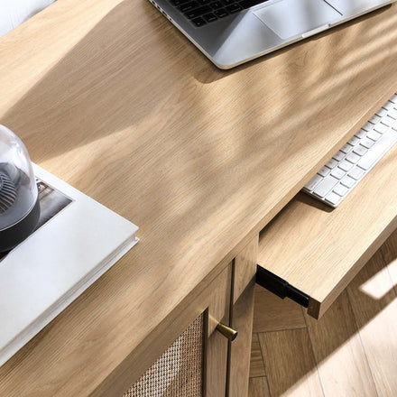 Soma 47" Office Desk in Oak