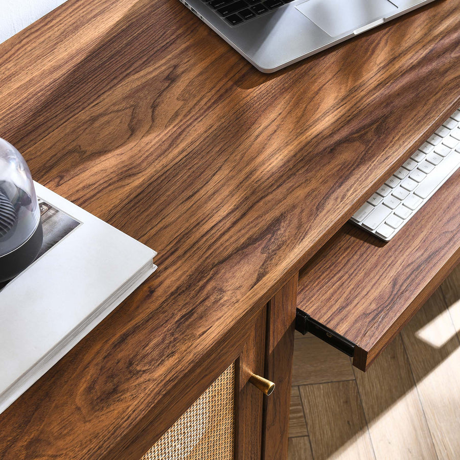Wren 47" Office Desk in Walnut