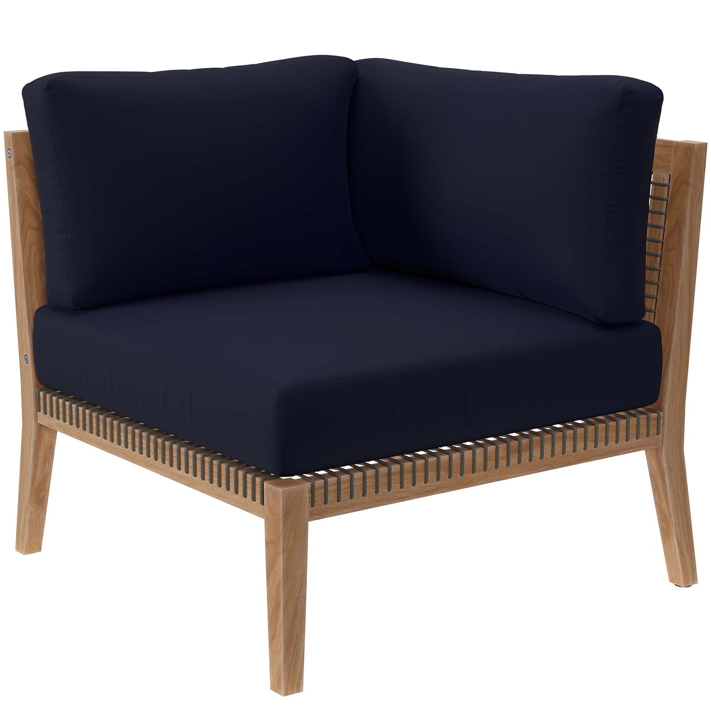 Clearwater Outdoor Patio Teak Wood Loveseat by Furniture for America