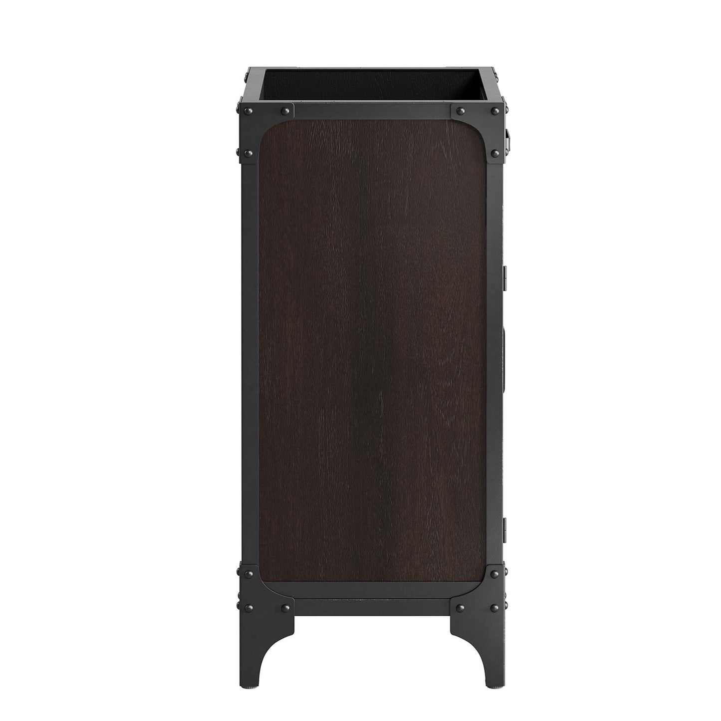 Clover 18" Bathroom Vanity in White black