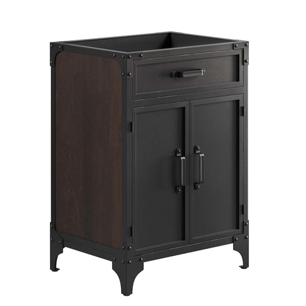 Steamforge 24" Bathroom Vanity in White Black