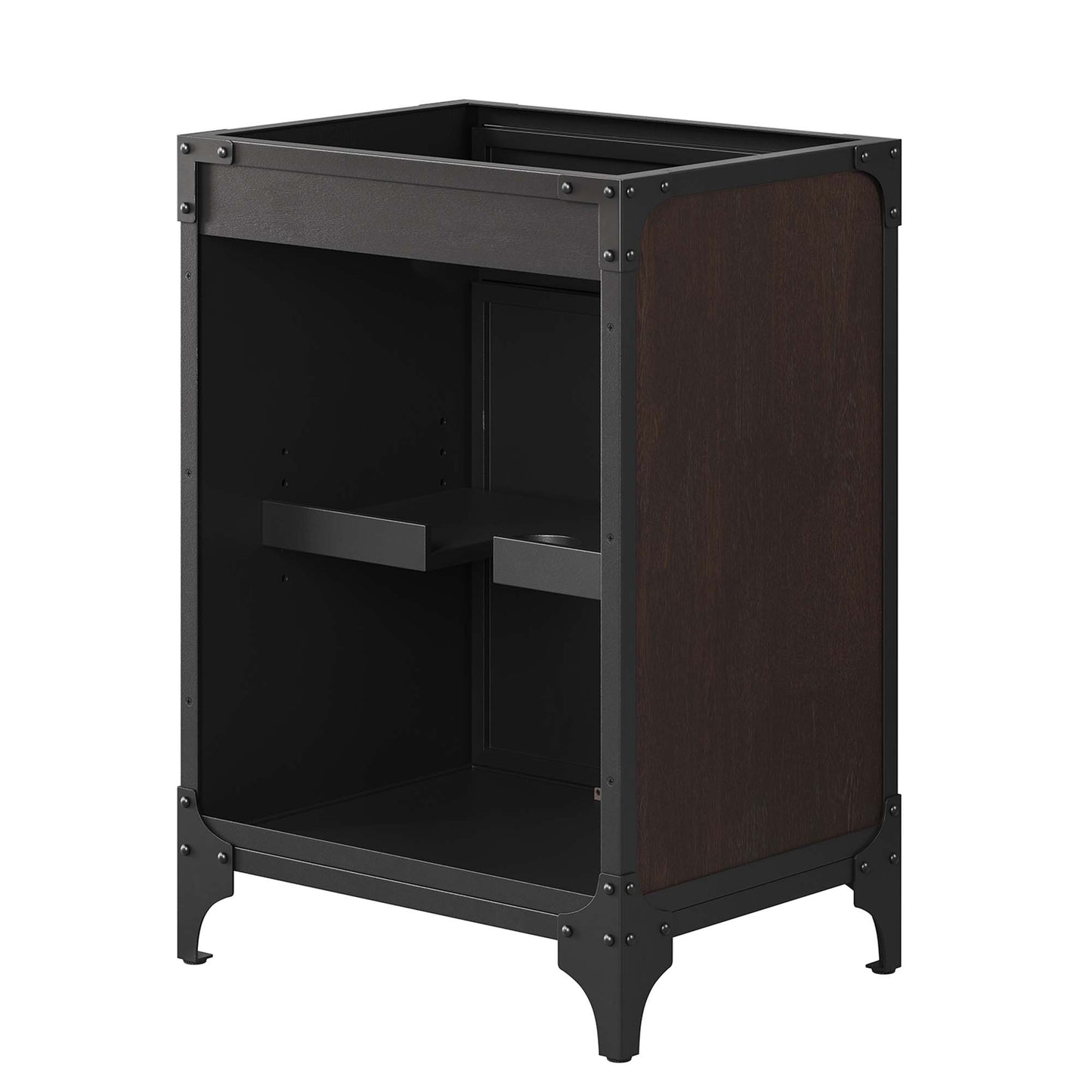 Steamforge 24" Bathroom Vanity Cabinet (Sink Basin Not Included) by Furniture For America