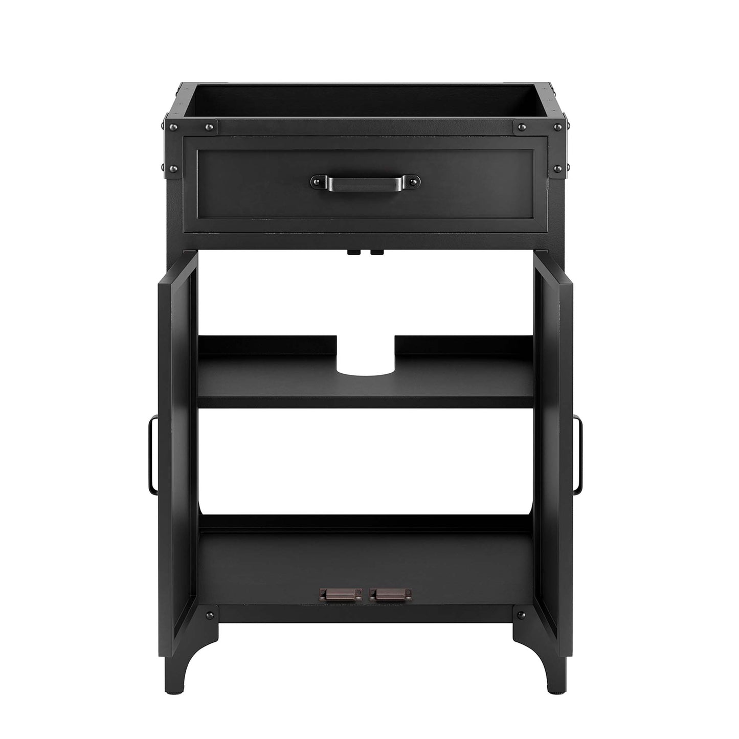 Steamforge 24" Bathroom Vanity Cabinet (Sink Basin Not Included) by Furniture For America