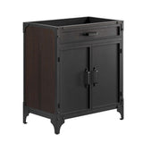 Clover 30" Bathroom Vanity Cabinet (Sink Basin Not Included) in Black Walnut