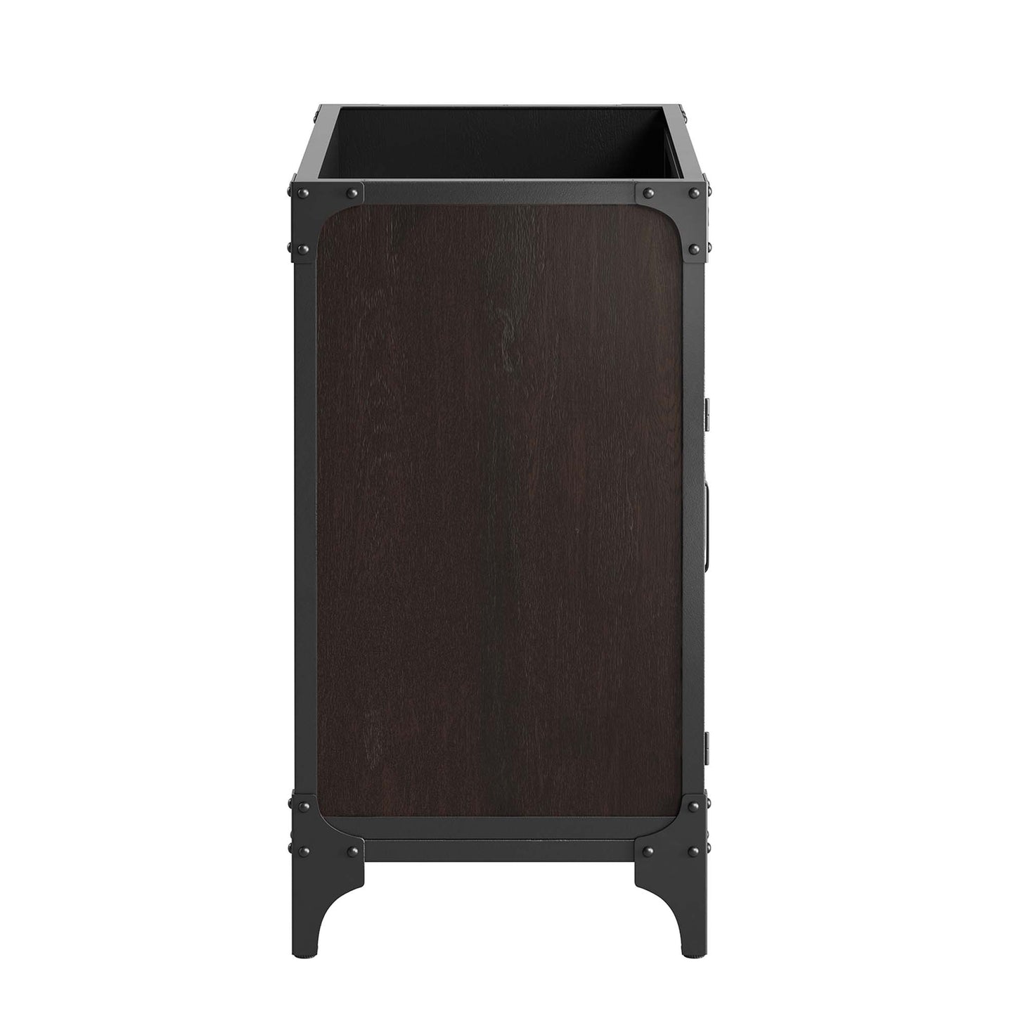 Clover 30" Bathroom Vanity in White Black