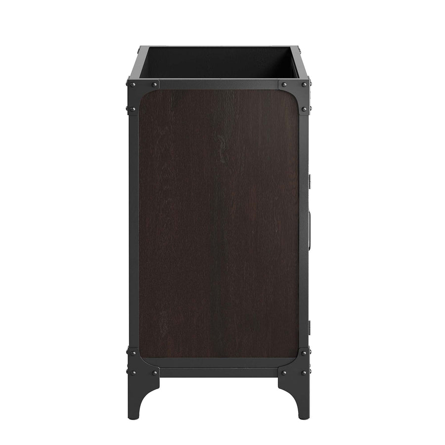 Clover 30" Bathroom Vanity in White Black