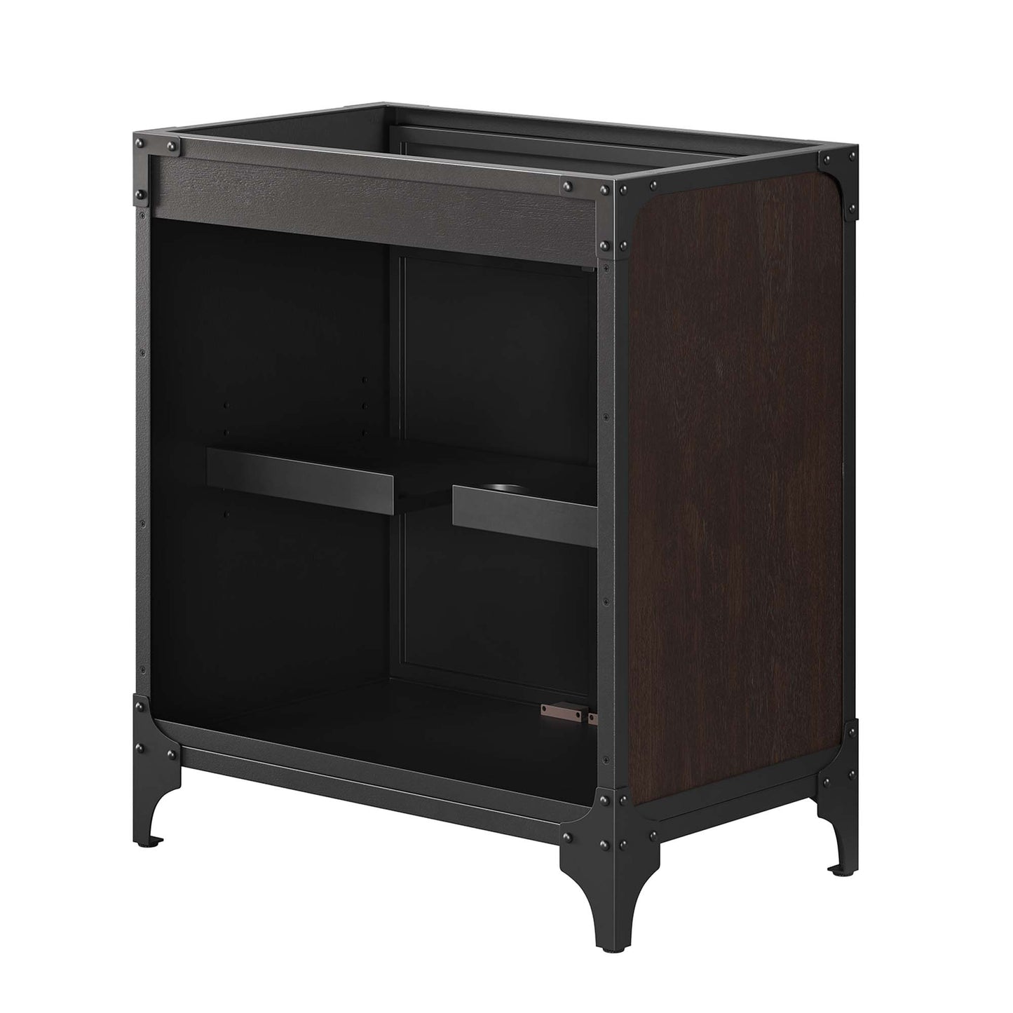 Steamforge 30" Bathroom Vanity Cabinet (Sink Basin Not Included) by Furniture For America