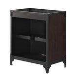 Clover 30" Bathroom Vanity Cabinet (Sink Basin Not Included) in Black Walnut