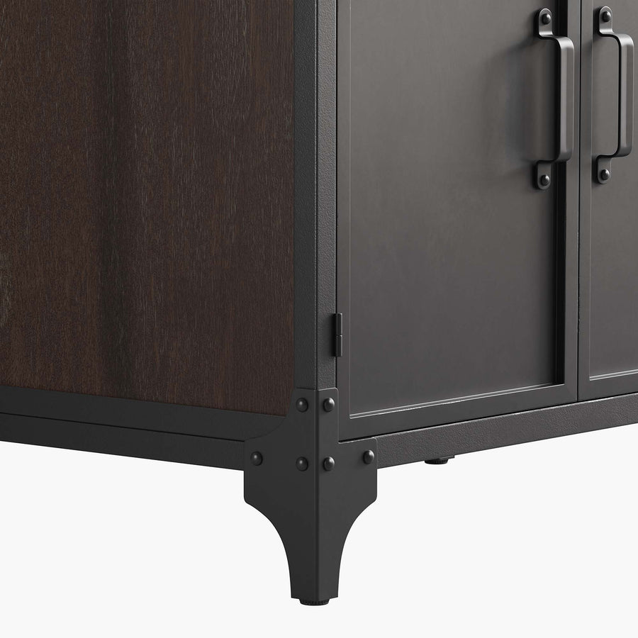 Clover 30" Bathroom Vanity Cabinet (Sink Basin Not Included) in Black Walnut