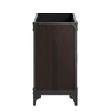 Clover 36" Bathroom Vanity Cabinet (Sink Basin Not Included) in Black Walnut