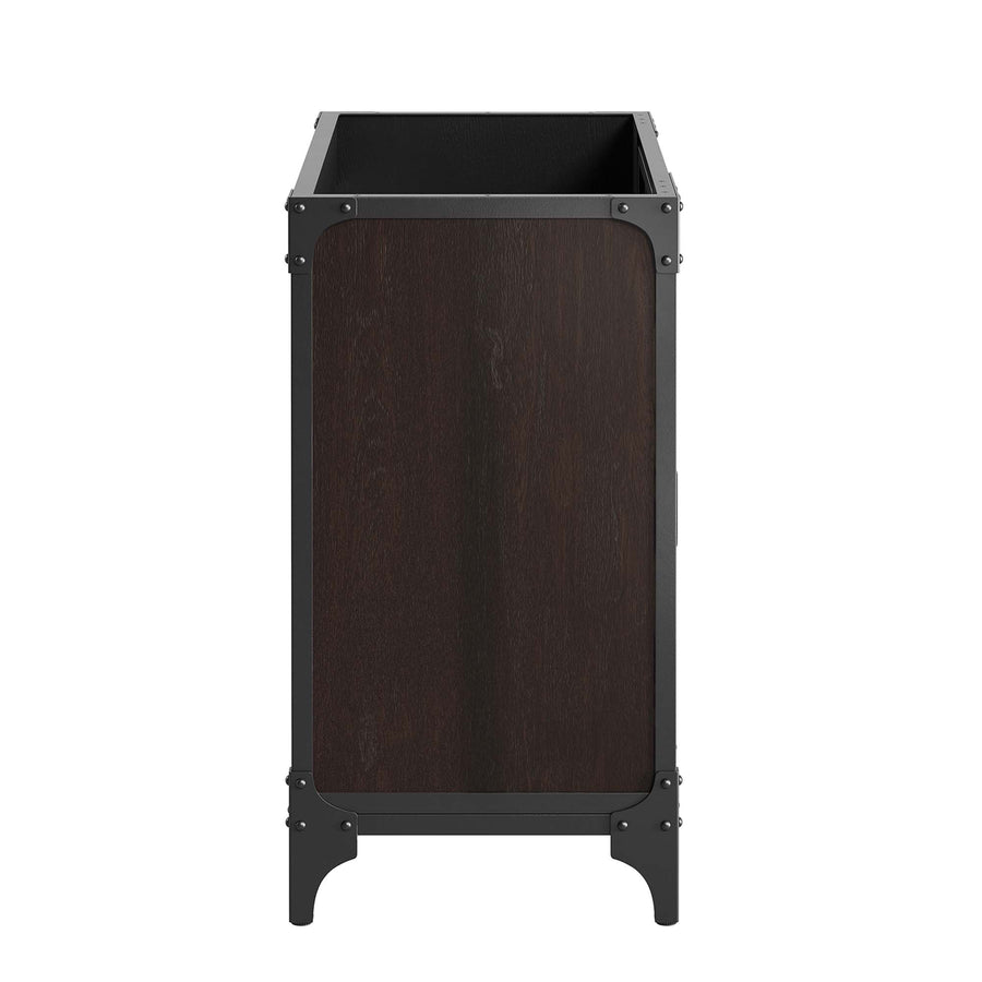 Clover 36" Bathroom Vanity Cabinet (Sink Basin Not Included) in Black Walnut