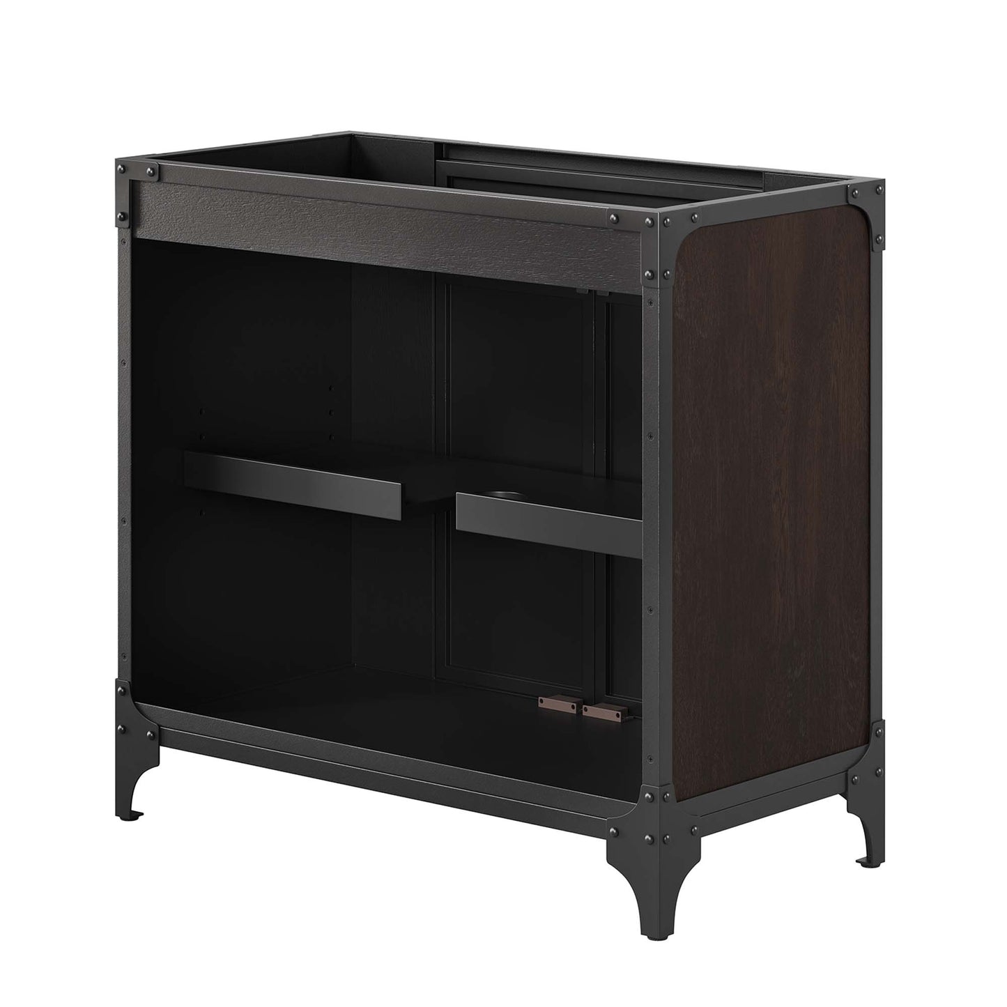 Steamforge 36" Bathroom Vanity Cabinet (Sink Basin Not Included) by Furniture For America