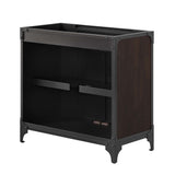 Clover 36" Bathroom Vanity Cabinet (Sink Basin Not Included) in Black Walnut