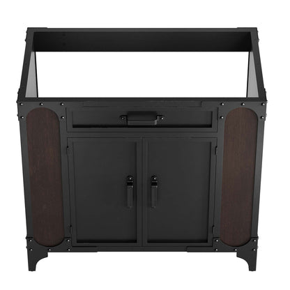 Steamforge 36" Bathroom Vanity Cabinet (Sink Basin Not Included) by Furniture For America