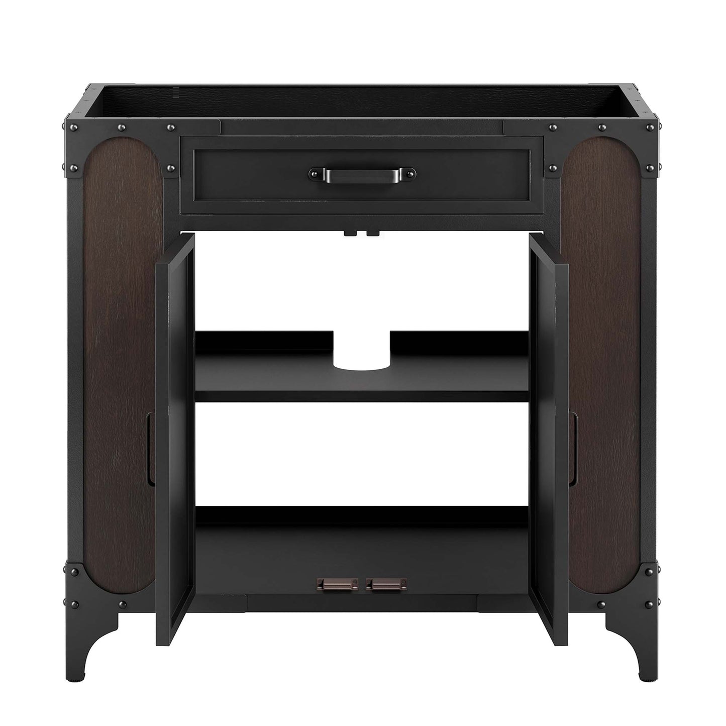 Steamforge 36" Bathroom Vanity Cabinet (Sink Basin Not Included) by Furniture For America
