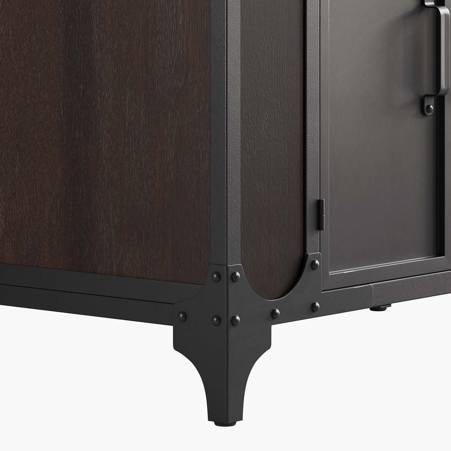 Clover 36" Bathroom Vanity Cabinet (Sink Basin Not Included) in Black Walnut