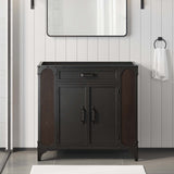 Clover 36" Bathroom Vanity Cabinet (Sink Basin Not Included) in Black Walnut