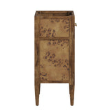 Onyx 18" Wood Bathroom Vanity Cabinet (Sink Basin Not Included) in Brown