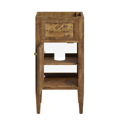Elysian 18" Wood Bathroom Vanity Cabinet (Sink Basin Not Included) by Furniture For America