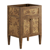 Onyx 24" Wood Bathroom Vanity Cabinet (Sink Basin Not Included) in Brown
