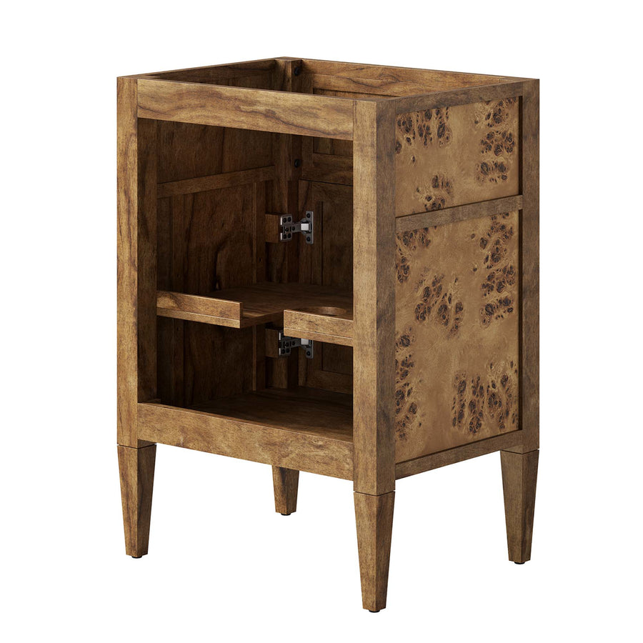 Onyx 24" Wood Bathroom Vanity Cabinet (Sink Basin Not Included) in Brown
