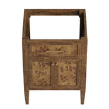 Onyx 24" Wood Bathroom Vanity Cabinet (Sink Basin Not Included) in Brown