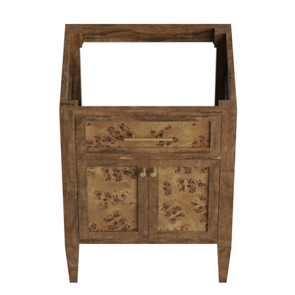 Elysian 24" Wood Bathroom Vanity Cabinet (Sink Basin Not Included) by Furniture For America